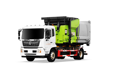 東風(fēng)天錦車廂可卸式垃圾車 