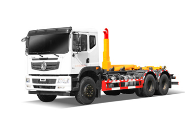 東風(fēng)華神后雙橋車廂可卸式垃圾車 