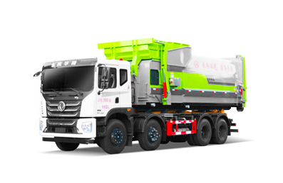 東風(fēng)華神前四后八車廂可卸式垃圾車 