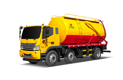 福田小三軸吸污車 